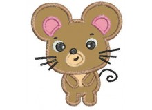 Stickmuster - Maus Appli